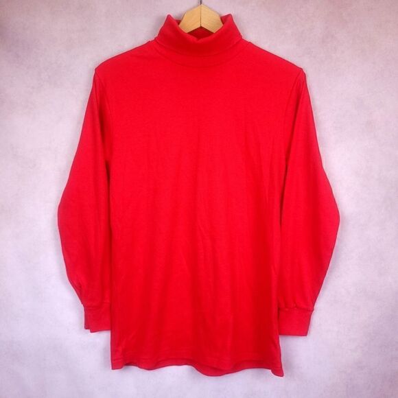 Vintage Woolrich Red Turtleneck Pullover Size Lg - Picture 4 of 6
